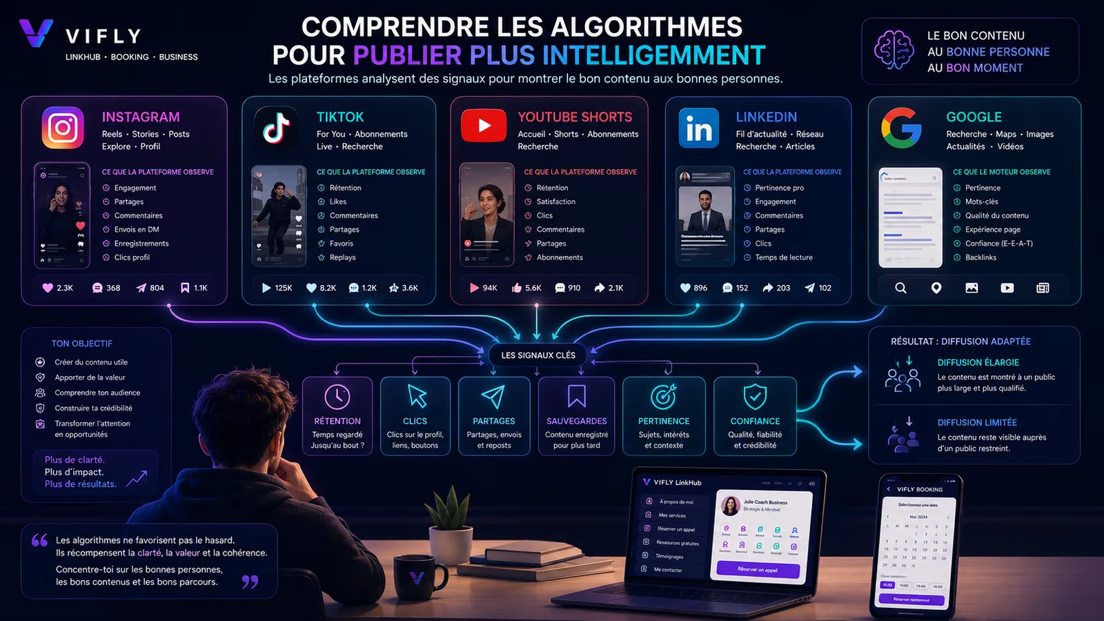 Comprendre les algorithmes des réseaux sociaux et du web | VIFLY