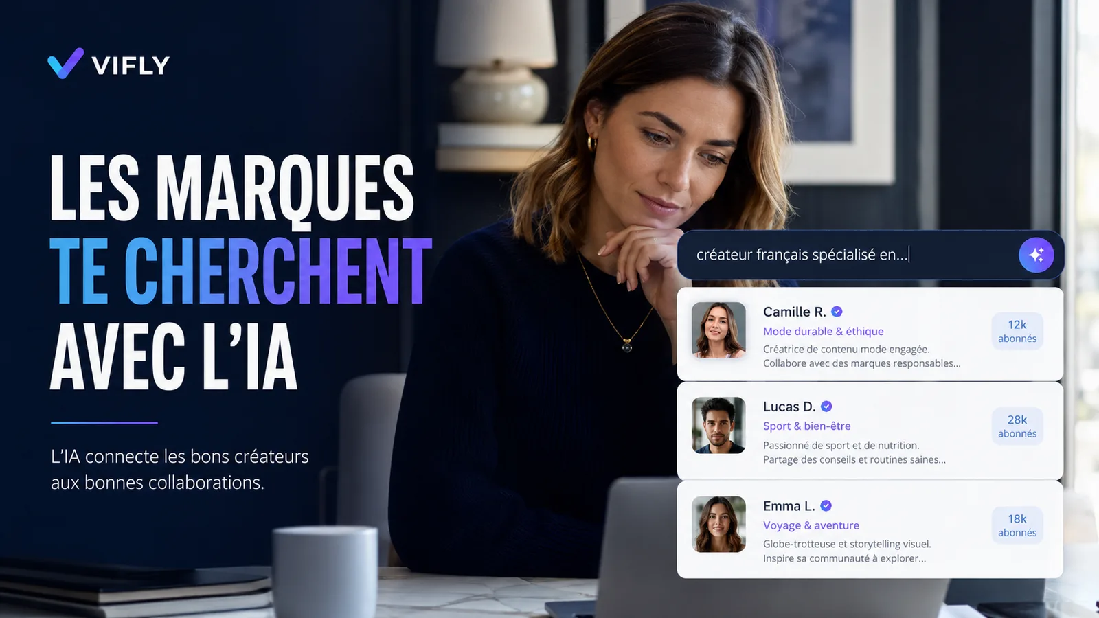 Marque utilisant une intelligence artificielle pour rechercher des créateurs de contenu