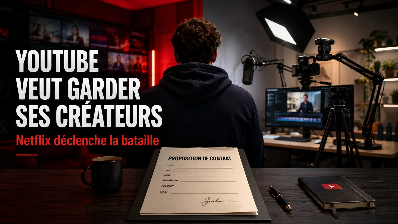 YouTube et Netflix se disputent l'exclusivité des grands créateurs de contenu