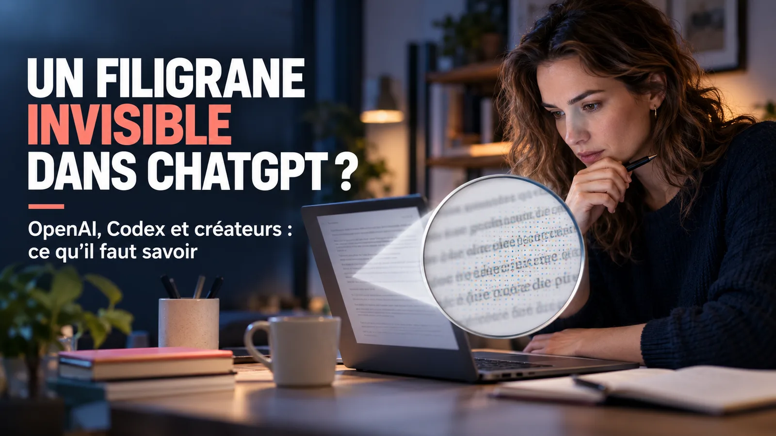 Créatrice comparant un texte ChatGPT filigrané avec ses sources, corrections et historique éditorial