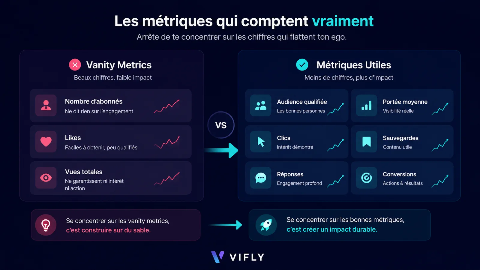 Schéma des statistiques utiles à intégrer dans un media kit créateur professionnel.