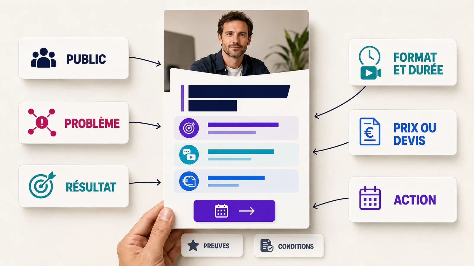 Informations indispensables pour rendre une offre claire, comparable et réservable