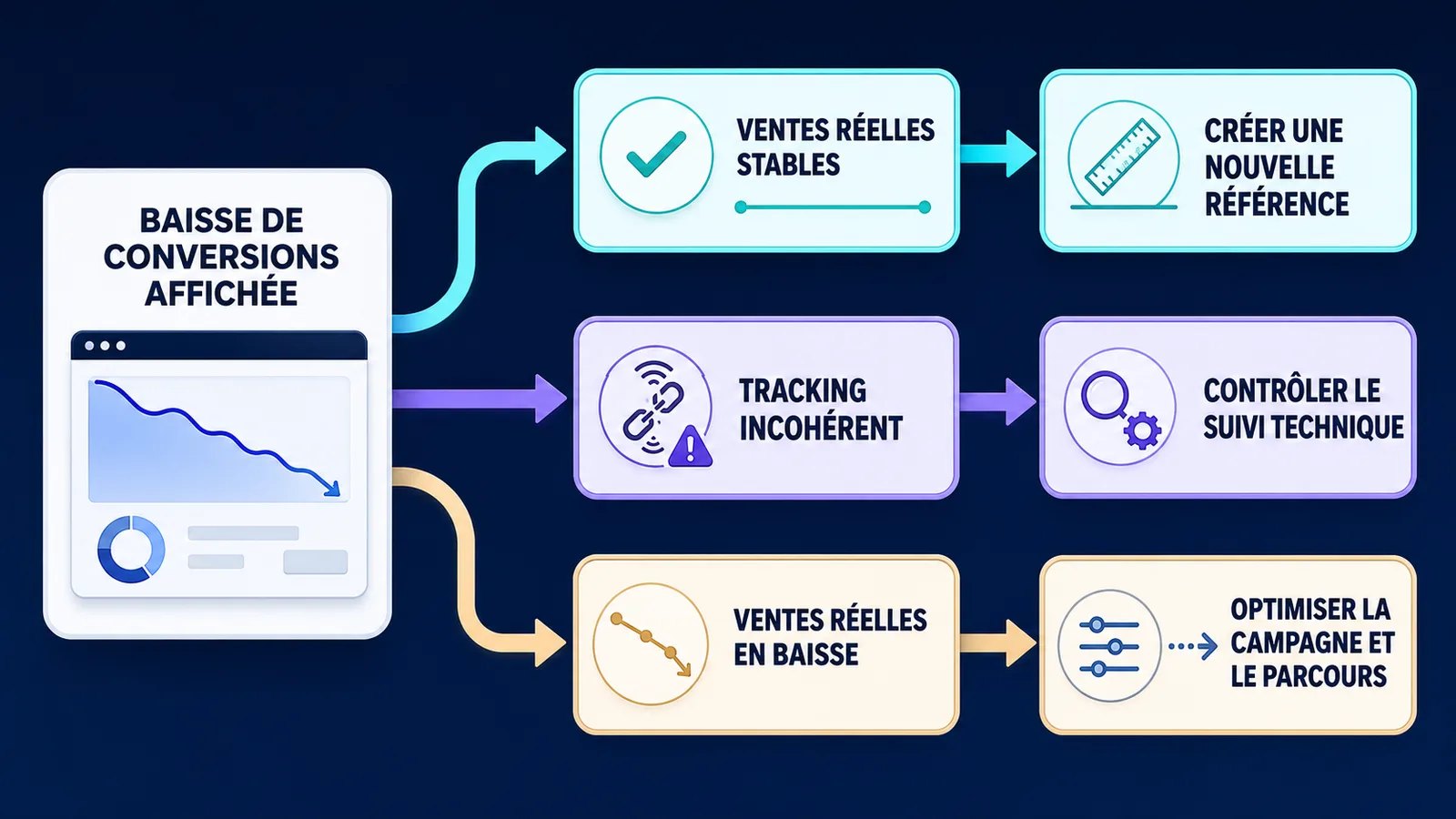Checklist décisionnelle avant de couper une campagne Meta Ads en 2026