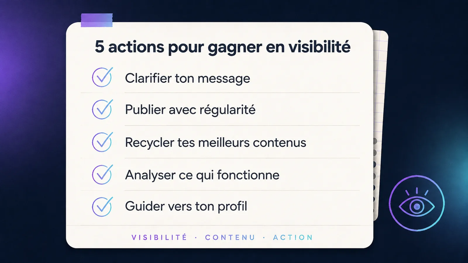 Checklist des actions à appliquer pour rester visible face aux réponses IA de Google